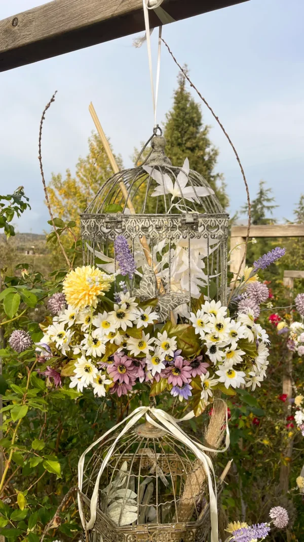 Jaulas con flores "Botánico" - Imagen 2